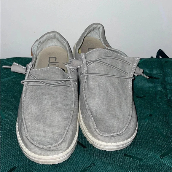 Hey Dude Gray Loafers with Comfortable Slip-On Design - Picture 2 of 9